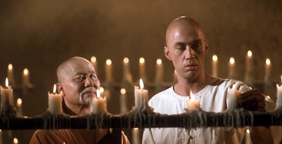 Keye Luke, and David Carradine in Kung Fu, 1973.