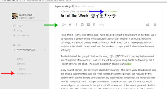 Share and Preview features3