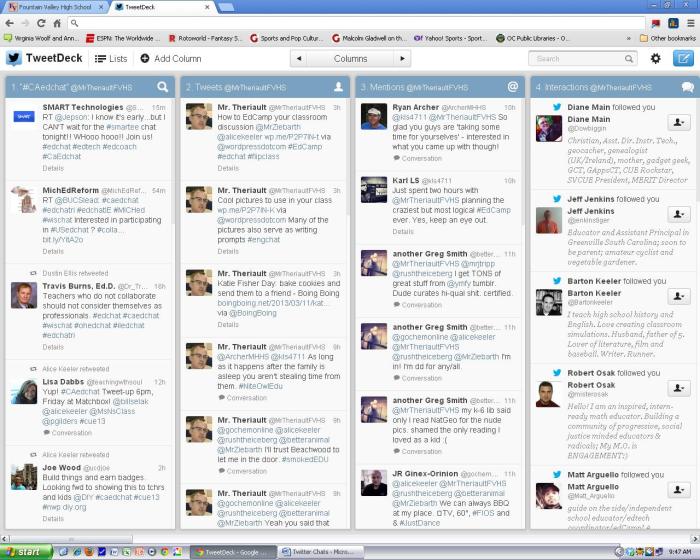 TweetDeck Screenshot