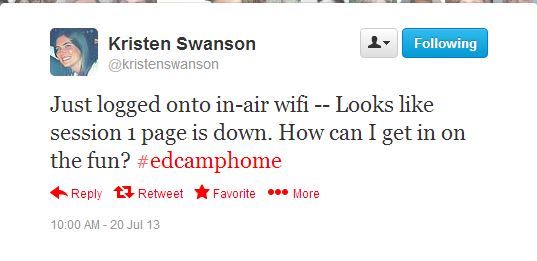 Kristen Swanson Tweet