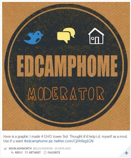 Moderator lower third